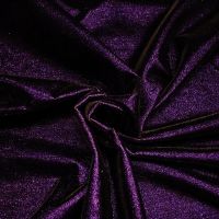 Fluweel lurex paars