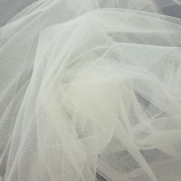 Bruidssluiertule white off kleur 100 1054-100