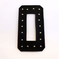 applicatie O kunstleer met studs