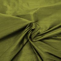 India Dupion zijde donker lime groen kleur 024
