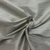 India Dupion zijde zilver grijs kleur 062