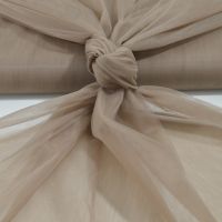 Soft stretch tule kleur 933 donker taupe 2.70mtr breed