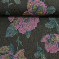 Exclusieve italiaans design jacquard met bloemen 