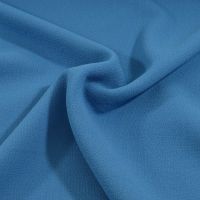 Dubbel crepe wol Kleur hemels blauw kleur 1617