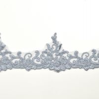 Randgarnering couture kant 10cm kleur 009 grijs