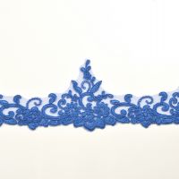 Randgarnering couture kant 10cm kleur 039 kobalt blauw