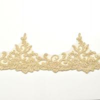Randgarnering couture kant 10cm kleur 632 beige goud