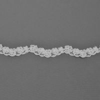 Bruidsband naomi met parels white 3cm