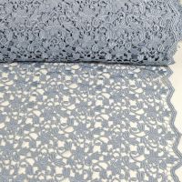 Guipure kant licht grijs blauw kleur 009  kleur 009