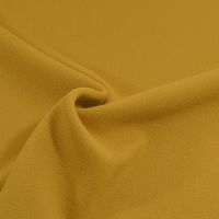 Dubbel crepe wol Kleur oker geel kleur 7562