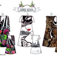 Lindy patroon jurk super nova 