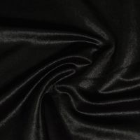 fluweel / velvet van micropolyester zwart
