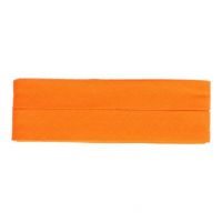 Biasband 20mm katoen 5 meter per kaart kleur 693 oranje