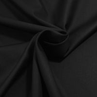 Exclusieve Wol met zijde kamgaren 150's haute couture iltaliaanse kwaliteit! zwart