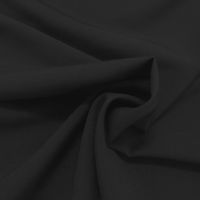 280cm breed brandvertragende stof texture / polyester platbinding zwart