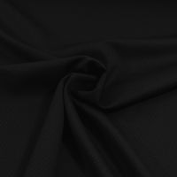 Nopje 100%wol  zwart wit mini dots /  fijn gaberdine Italiaanse designer stof