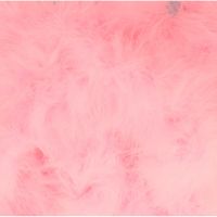 Marabou verenband / imitaiebontrand /  dons  licht rose kleur 512