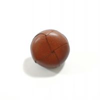 Lederen knoop 20mm conjac bruin