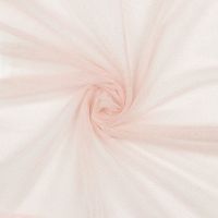 Glitter tule licht rose goud