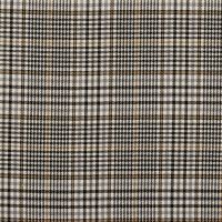 Ruit  tartan terlenka stretch bruin ecru  zwart