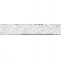 Zilver lurex band  / lint 24mm