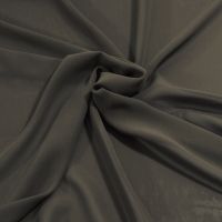 zijde crepe voile / chiffon mos groen