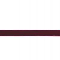Fluweelband 22mm bordauex rood