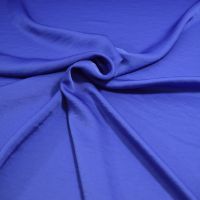 silky satin washed  stretch kobalt blauw kleur 650