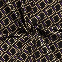 Punta jersey abstract zwart paars  MY IMAGE #25
