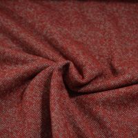 Visgraat tweed donker rood exclusieve italiaans stof