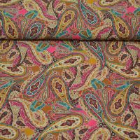Viscose met paisley print 