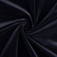 Fluweel donker blauw goud draad Niedeck 256 gram m2