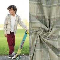 Babycord / rib fluweel ruit Poppy 20