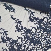 Couture kant donker blauw 4357-049