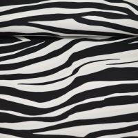  Italiaanse stretch polyester micro comfort stretch zebra print 