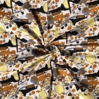 viscose linnen abstract  geel brique #My image