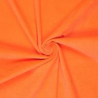 stretch Corduroy / ribfluweel  6W Washed Stretch oranje