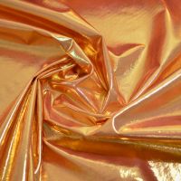metallic gold rose leder look Exclusieve designer stof