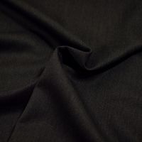 100%wol gabardine / keperbinding antraciet grijs melange