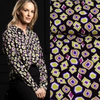 stretch viscose twill lime paars  NEW COLLECTION