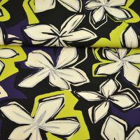 Exclusieve mikado bloemen paars lime zwart ivory #haute couture collection Gratacos