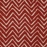 Viscose zigzag print brique