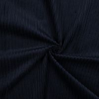 Ribfluweel / washed cord onregelmatige streep  donker blauw