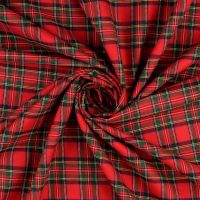 katoen ruit flannel rood