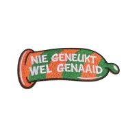 Nie geneukt, wel genaaid 013 kruikenstad embleem