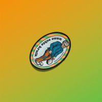 Officiële kruikenstad Groen-Oranje mouw embleem 11cm