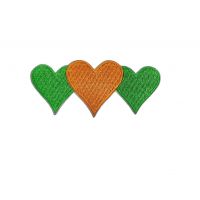 hartjes groen oranje groen embleem