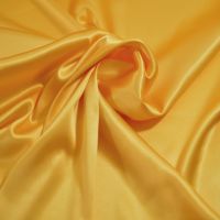 satijn zijde stretch geel kleur 35