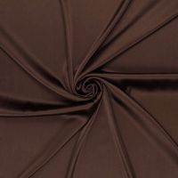 satijn zijde stretch kleur 110 donker bruin