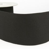 elastiek 10cm bi-stretch / elastic 2ways zwart